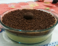 Mousse de maracujá e chocolate