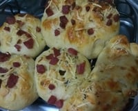 Pão caseiro com fermento seco