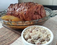 Lombo assado com batata doce