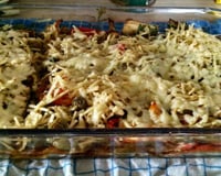 Salada de berinjela no forno