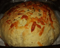 Pão caseiro com fermento seco