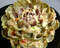 Alcachofra com molho