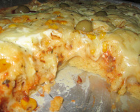 Torta -Pizza rápida de sardinha