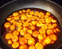 Banana caramelizada para sorvete