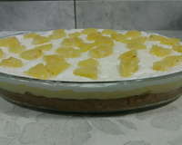 Bolo abacaxi de forma