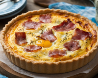 Quiche de presunto e queijo: receita fácil com recheio cremoso e massa macia que desmancha na boca