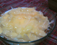 Batata gratinada com queijo