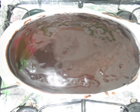 Bolo de chocolate simples