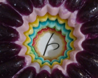 Gelatinas coloridas em camadas