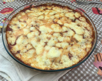Arroz à parmegiana de forno