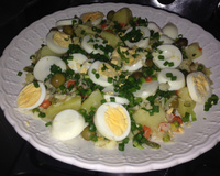 Salada de bacalhau rápida