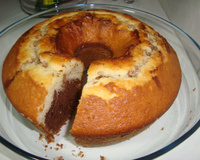 Bolo mármore com iogurte