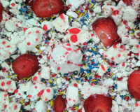 Torta de bolacha de morango