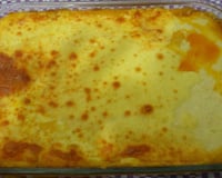 Escondidinho de aipim com carne moída