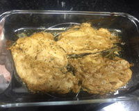 Frango temperado com maionese