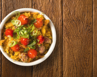 Farofa vegetariana de Natal