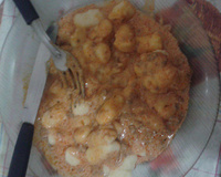 Nhoque pronto com molho especial