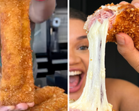 Crocante, recheado e pronto rapidinho: salgado fácil na massa de pastel fica pronto em minutos e todo mundo do TudoGostoso amou