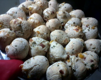 Pão de queijo recheado