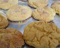 Broínha mimosa de fubá