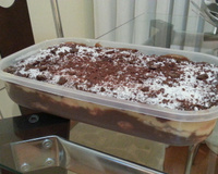 Pavê de chocolate com coco