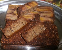 Bolo de banana sem farinha e sem açúcar