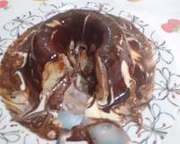 Sorvete pudim cremoso