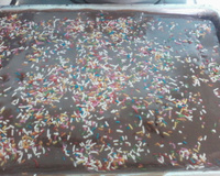 Bolo nega maluca de liquidificador