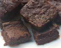 Brownie de banana e cacau