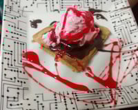 Waffle simples e delicioso