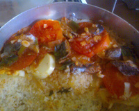 Arroz de sardinha da Claudinha