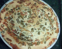 Pizza rápida de liquidificador