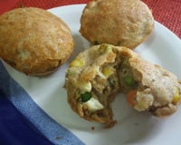 Torta salgada (massa integral)