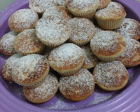 Muffin de banana com canela