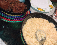 Risoto de limão com medalhão de filé mignon e shimeji
