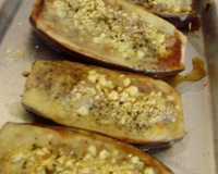 Barquinhos de berinjela