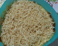 Fricassê de carne moída com requeijão