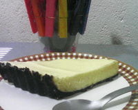 Torta de mousse de maracujá com biscoito oreo