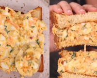 Adeus pão com ovo sem graça: aprenda a fazer um sanduíche de salada de ovo cheio de proteína e sabor