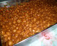 Pé-de-moleque com leite condensado