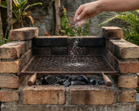 Eu não acreditei quando meu pai me ensinou, mas jogar sal nas brasas da churrasqueira realmente deixa o churrasco muito melhor e aqui está por quê