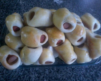 Enroladinho de salsicha