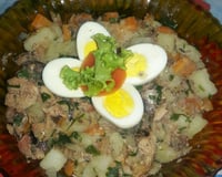 Salada de sardinha em lata