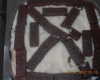 Pavê fácil de chocolate com coco
