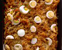 Macarrão com atum e queijo cremoso