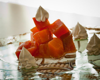 Doce de abóbora em pedaços