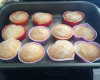 Bolinho de chuva assado e recheado