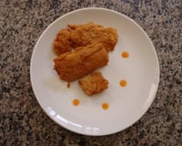 Filé de merluza empanado