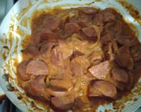 Linguiça calabresa molhuda