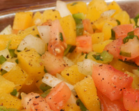 Salada rústica de mandioquinha